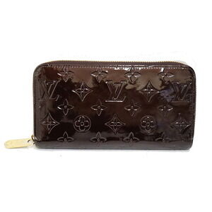 Louis Vuitton Zippy Wallet Patent Leather Amaranth Purple